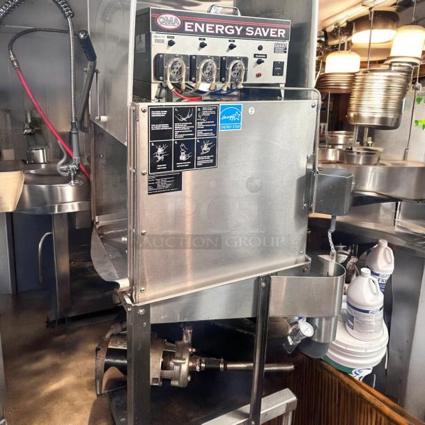 Excellent CMA Dishmachines AH-2 - 40 Rack/Hr Door-Type Pass Through Dishwasher 115volt Tested and Working! - Image 1 of 8