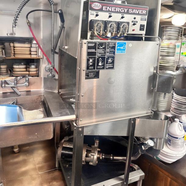 Excellent CMA Dishmachines AH-2 - 40 Rack/Hr Door-Type Pass Through Dishwasher 115volt Tested and Working! - Image 2 of 8