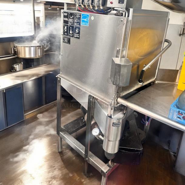 Excellent CMA Dishmachines AH-2 - 40 Rack/Hr Door-Type Pass Through Dishwasher 115volt Tested and Working! - Image 5 of 8