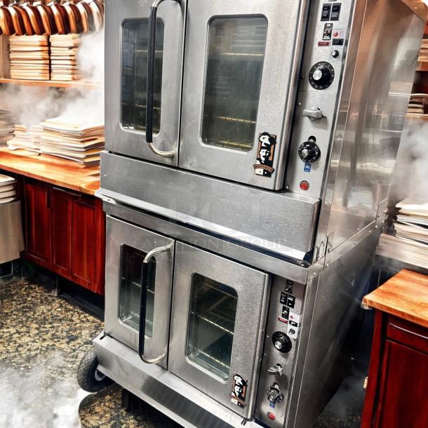 Clean Montague 2-115A Vectaire Convection Oven Gas Double-deck Tested and Working! - Image 1 of 13