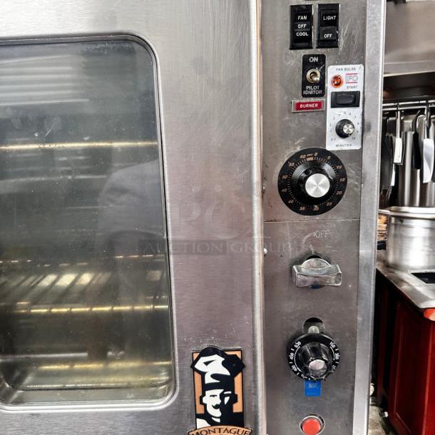 Clean Montague 2-115A Vectaire Convection Oven Gas Double-deck Tested and Working! - Image 6 of 13