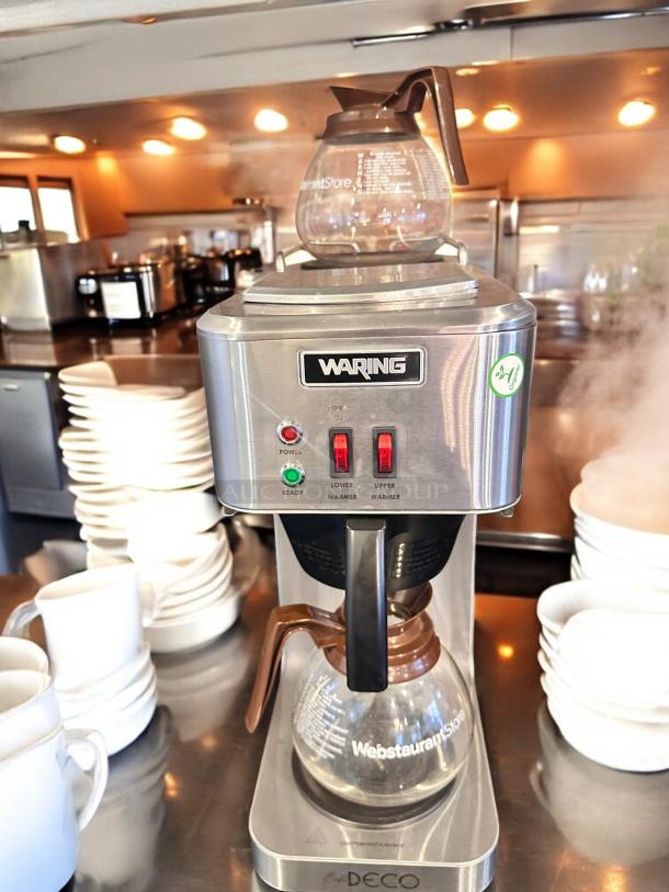 Excellent Condition Waring WCM50 Pourover Coffee Brewer – 120V – Tested & Working! - Image 1 of 11