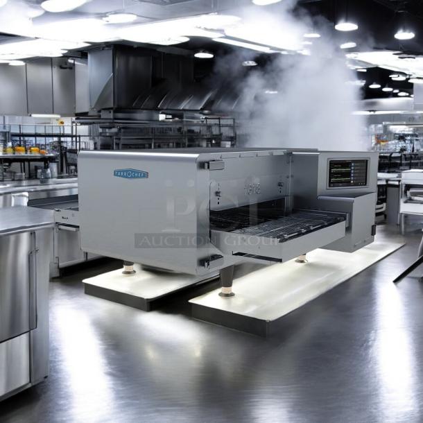 New in a box ! TurboChef HHC1618 36" Electric Countertop Ventless Conveyor Pizza Oven - 208v/1ph Working! - Image 2 of 2