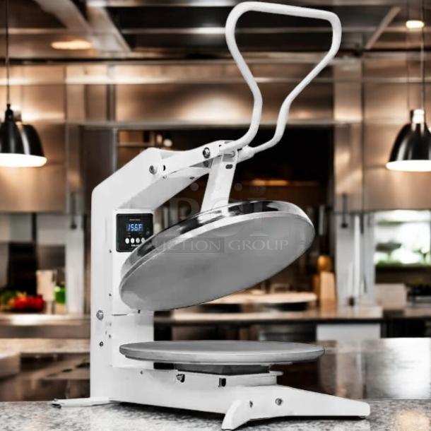 New in a Box! Proluxe Flex X1 PP1818A 18" Manual Clamshell Pizza Dough Press - 120V, 1500W Working! - Image 1 of 7