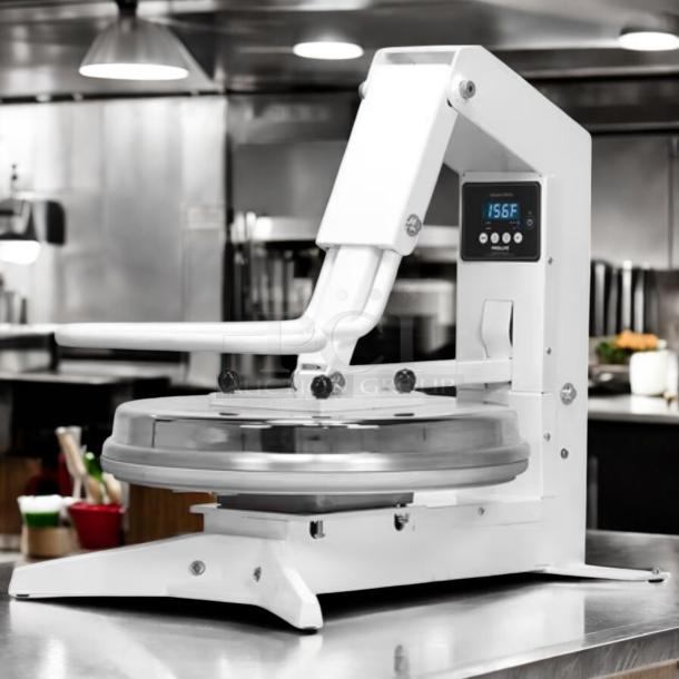 New in a Box! Proluxe Flex X1 PP1818A 18" Manual Clamshell Pizza Dough Press - 120V, 1500W Working! - Image 4 of 7