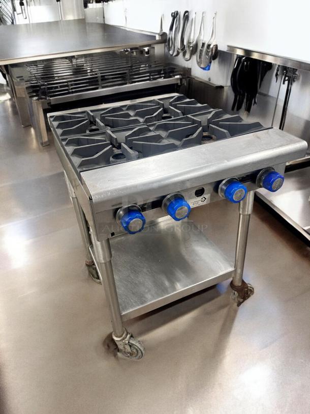 Excellent Condition Imperial 4-Burner Gas Range on Casters – Fully Tested & Working! - Image 1 of 8