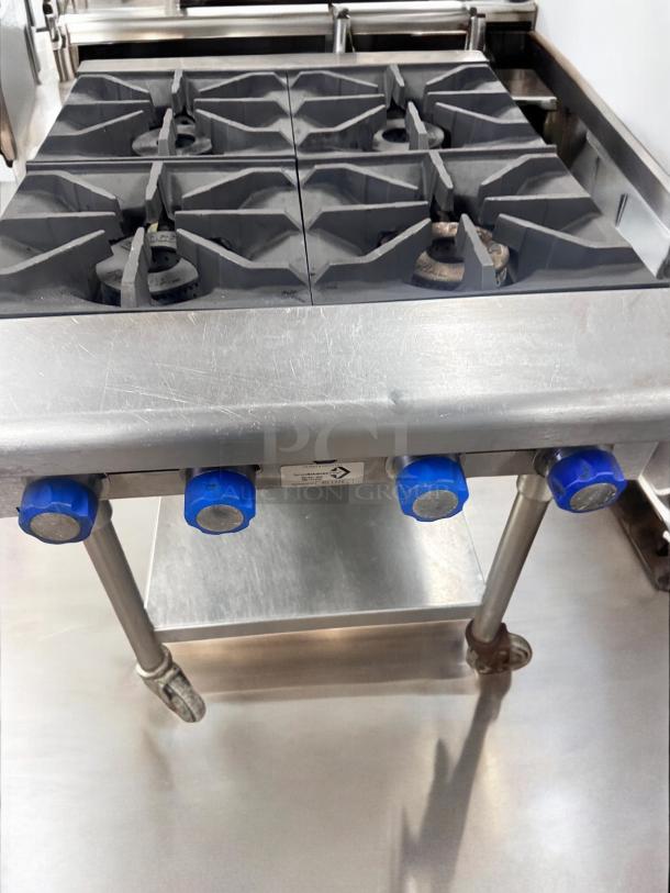 Excellent Condition Imperial 4-Burner Gas Range on Casters – Fully Tested & Working! - Image 4 of 8