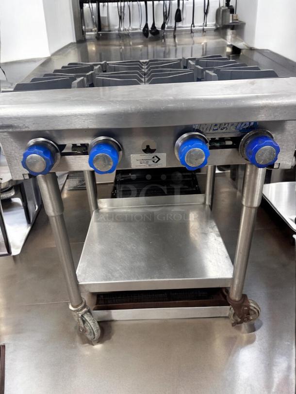 Excellent Condition Imperial 4-Burner Gas Range on Casters – Fully Tested & Working! - Image 7 of 8