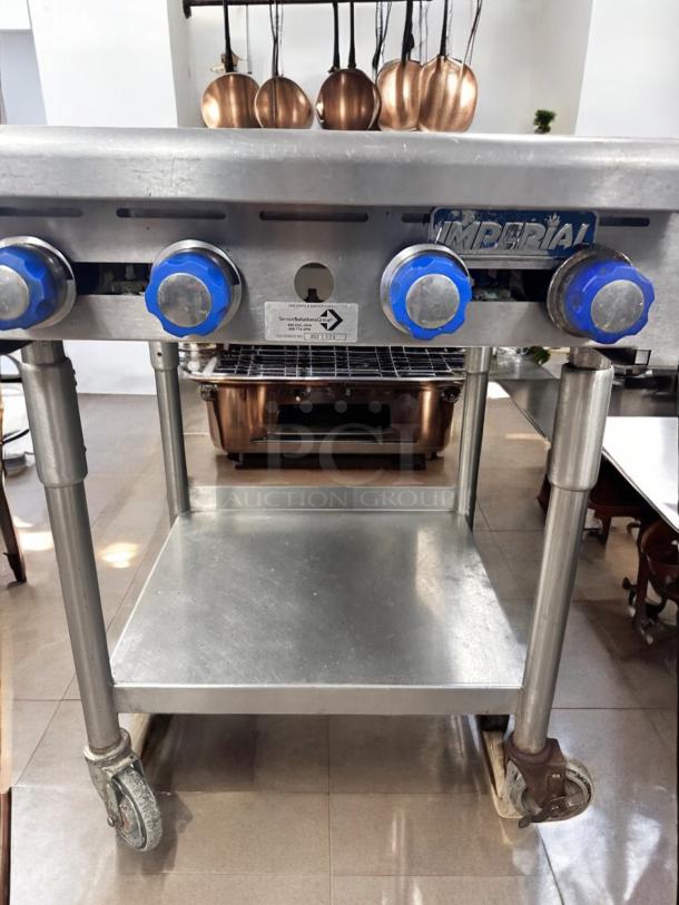 Excellent Condition Imperial 4-Burner Gas Range on Casters – Fully Tested & Working! - Image 8 of 8