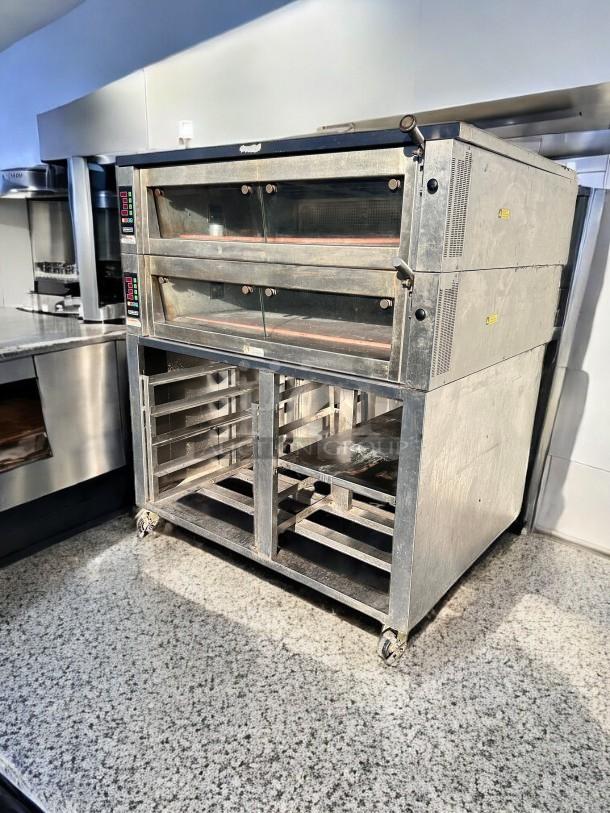 Hobart HWDO3D-4 Electric Double Deck Pizza Oven – 208V, Three Phase, Tested & Working! - Image 4 of 9