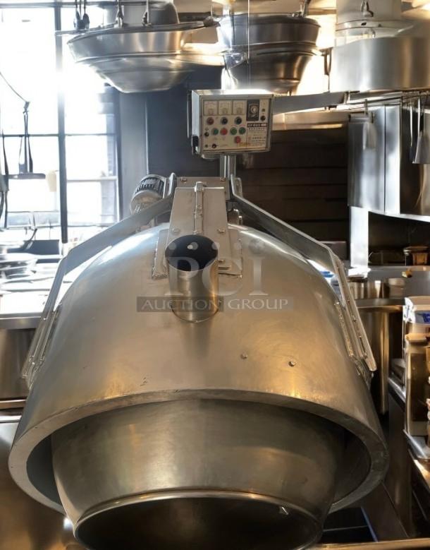 Excellent Condition Wow Commercial 100-Gallon Gas Rotating Tilted Kettle – Fully Tested & Working! - Image 2 of 7