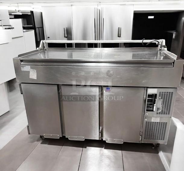 Excellent Condition Randell 52368WPFR Refrigerated Food Prep Table – 3 Door – Tested & Working! - Image 1 of 10