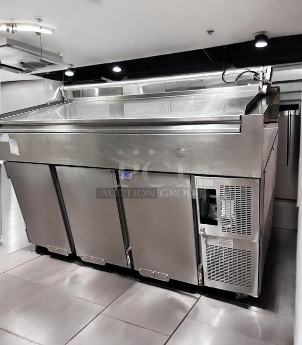 Excellent Condition Randell 52368WPFR Refrigerated Food Prep Table – 3 Door – Tested & Working! - Image 2 of 10
