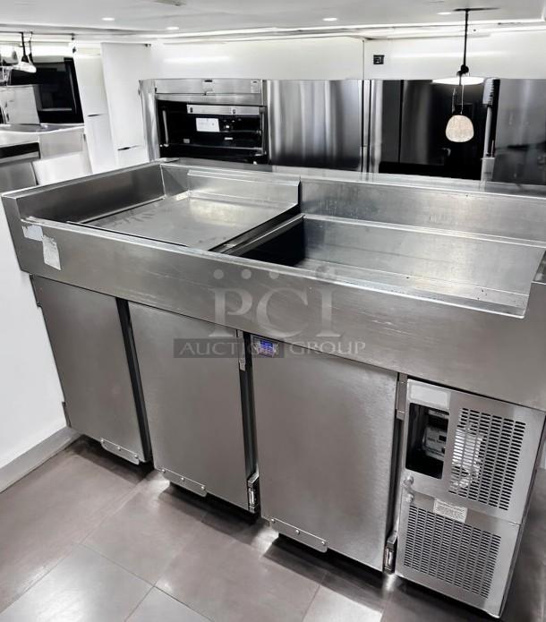 Excellent Condition Randell 52368WPFR Refrigerated Food Prep Table – 3 Door – Tested & Working! - Image 6 of 10