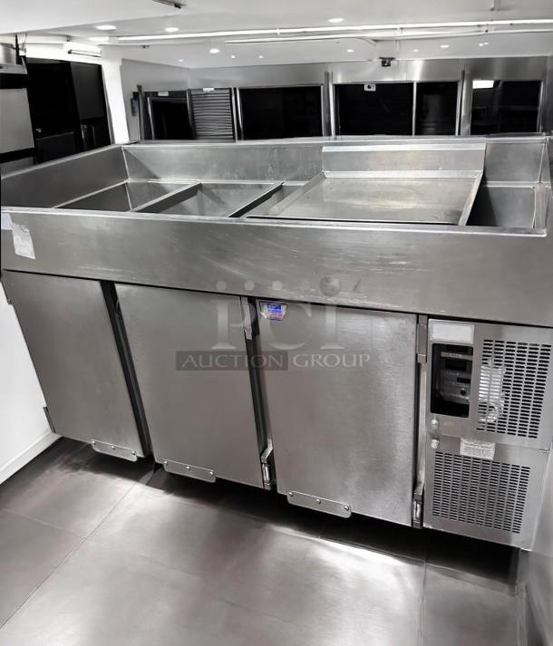 Excellent Condition Randell 52368WPFR Refrigerated Food Prep Table – 3 Door – Tested & Working! - Image 7 of 10