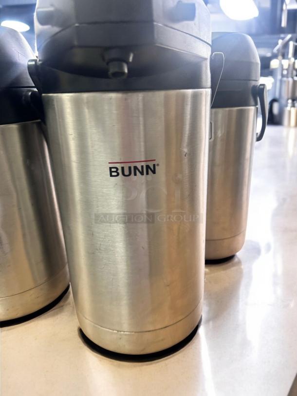 Bunn QINS SVAP-3000F-N Stainless Steel Airpot Coffee Dispenser – Tested & Working! - Image 6 of 6