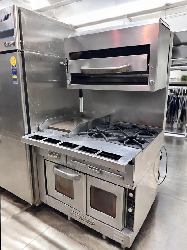Southbend Commercial Gas Range with Oven and Griddle - Fully Tested & Working! - Image 1 of 9