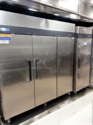 Excellent Condition Turbo Air M3R72-3 Commercial 3-Door Refrigerator – Tested & Working!