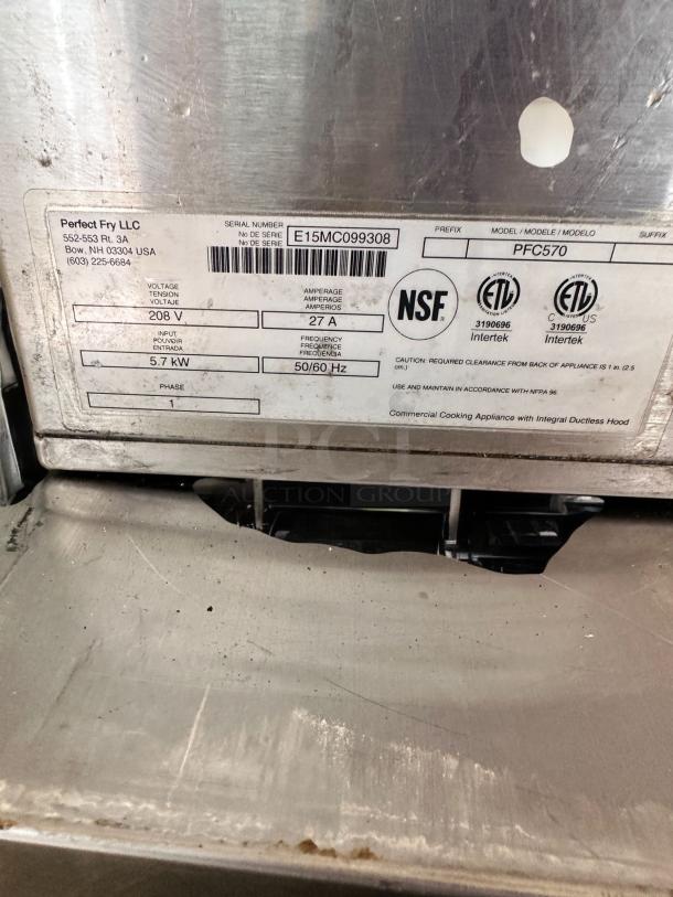 Excellent Perfect Fry PFC570 Ventless Fryer – Tested & Working! - Image 5 of 6