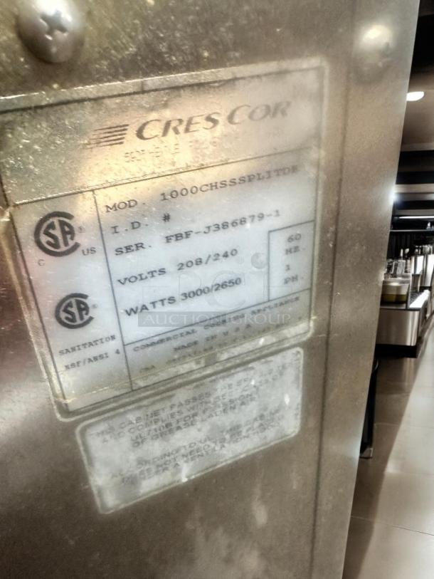 Excellent Condition Cres Cor 1000CHSS Cook-N-Hold Oven – Tested & Working! - Image 9 of 9
