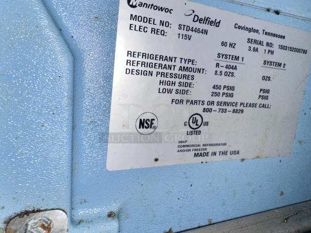 Excellent Condition Delfield STD4464N Refrigerated Chef Base – Tested & Working! - Image 7 of 7