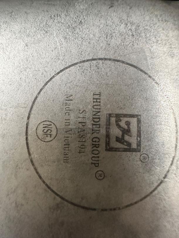 30 Pieces Thunder Group STPA8194 Stainless Steel Pans – Excellent Condition! COMMERCIAL GRADE – NSF CERTIFIED - Image 4 of 4