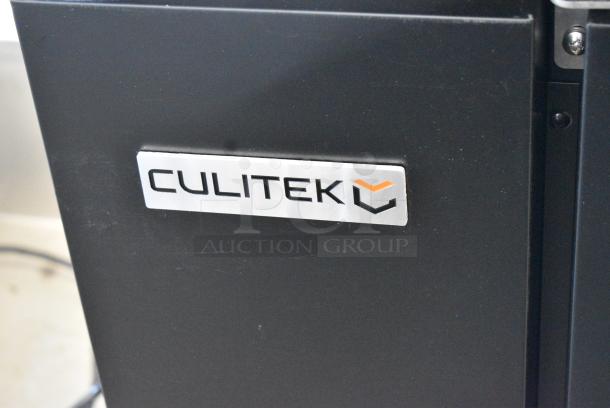 BRAND NEW SCRATCH AND DENT! Culitek MBB-4824 Metal Commercial 2 Door Back Bar Cooler. 115 Volts, 1 Phase. Tested and Working! - Image 3 of 6