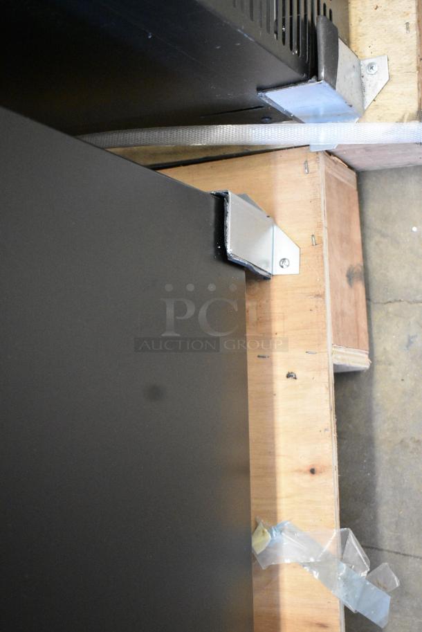 BRAND NEW SCRATCH AND DENT! Culitek MBB-4824 Metal Commercial 2 Door Back Bar Cooler. 115 Volts, 1 Phase. Tested and Working! - Image 5 of 6