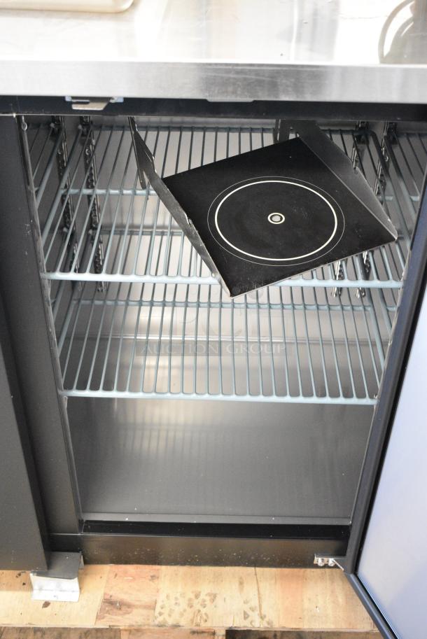 BRAND NEW SCRATCH AND DENT! Culitek MBB-7224 Metal Commercial 3 Door Back Bar Cooler. 115 Volts, 1 Phase. Tested and Working! - Image 5 of 7
