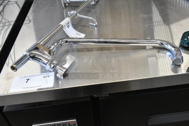 Stainless Steel Commercial Faucet w/ Spray Nozzle Attachment - Image 3 of 5