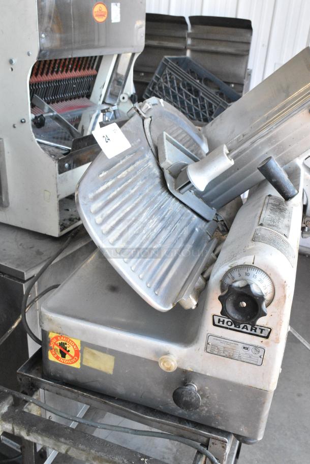 Hobart 1912 Stainless Steel Commercial Countertop Meat Slicer. 120 Volts, 1 Phase. Tested and Working! - Image 4 of 8