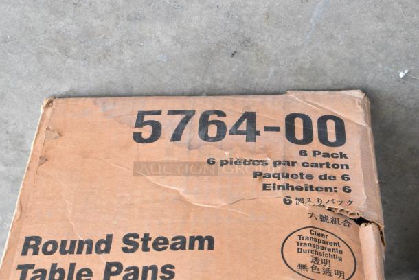 Box of 6 BRAND NEW! 5764-00 Round Steam Table Pans - Image 7 of 8