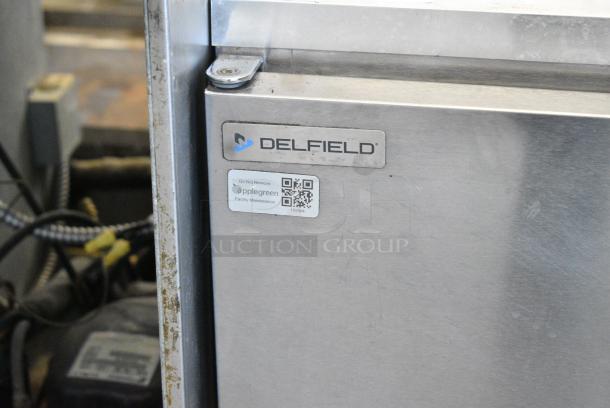 2018 Delfield 406CAP-DHL Stainless Steel Commercial Single Door Undercounter Cooler on Commercial Casters. 115 Volts, 1 Phase. Tested and Working! - Image 2 of 6