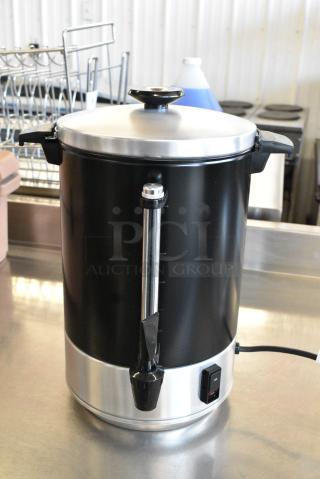 Regalware 58155R Metal Countertop Automatic Percolator Urn. 120 Volts, 1 Phase.