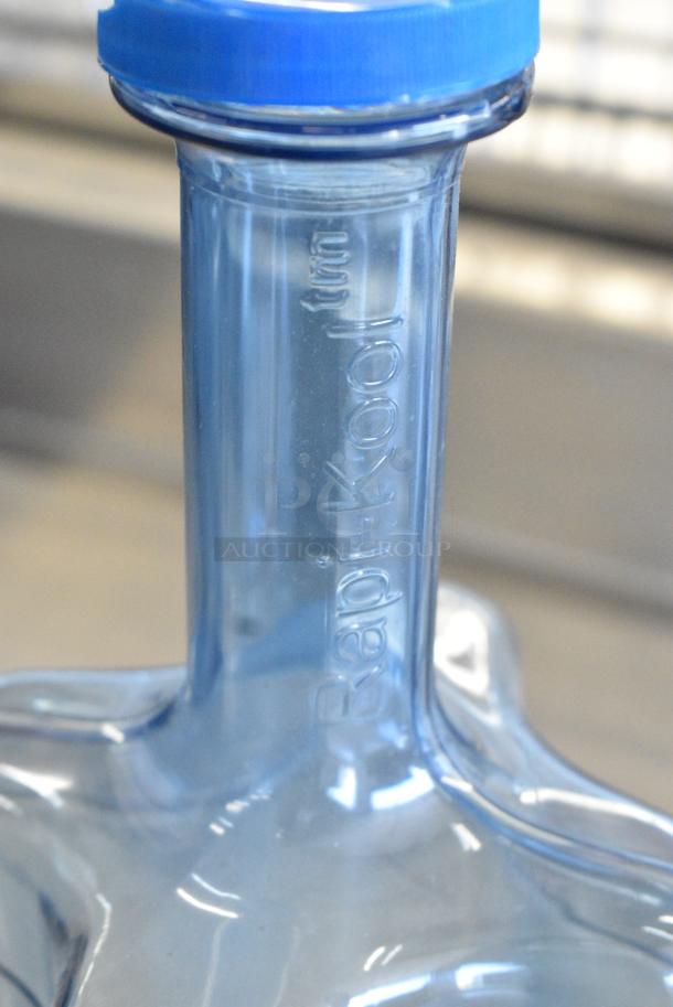 San Jamar Blue Poly Rapid Cool Bottle. - Image 2 of 4