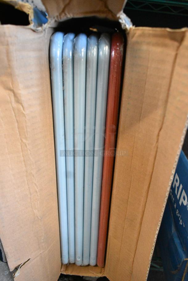 3 BRAND NEW!  Boxes of 6 Cutting Boards Including Blue, Red, Tan and Green. 3 Times Your Bid! - Image 2 of 7