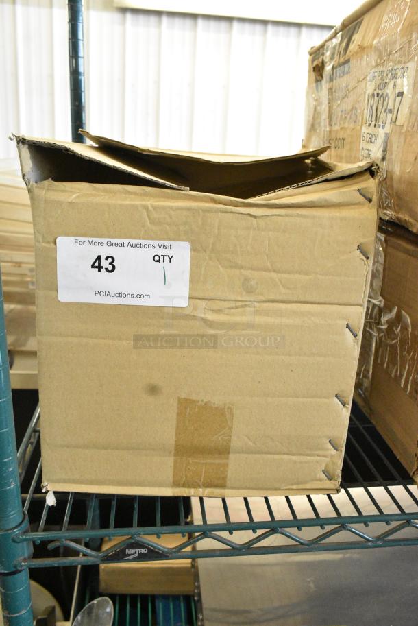 Box of 48 BRAND NEW! Adcraft TSB-10 Woven Wood Salad Bowl 10" - Image 2 of 6