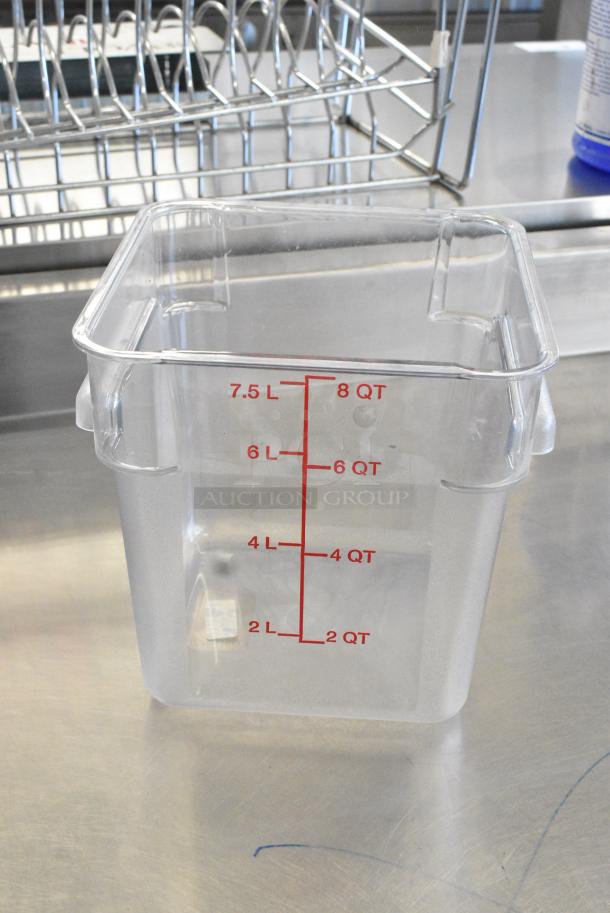 4 Boxes of Various Clear Poly Bins. 4 Times Your Bid! - Image 1 of 5