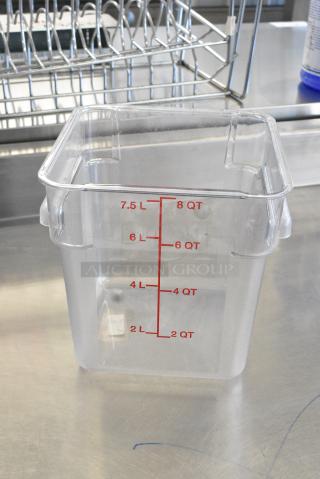 4 Boxes of Various Clear Poly Bins. 4 Times Your Bid!