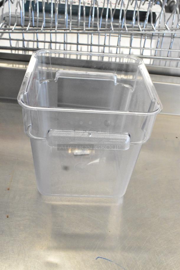 4 Boxes of Various Clear Poly Bins. 4 Times Your Bid! - Image 3 of 5