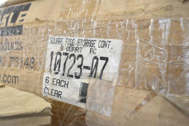 4 Boxes of Various Clear Poly Bins. 4 Times Your Bid! - Image 5 of 5