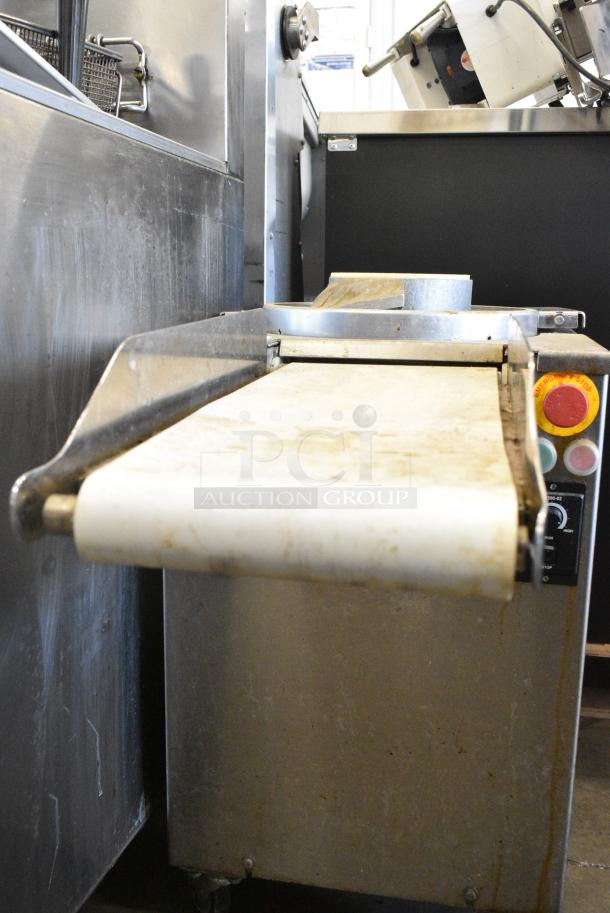Thunderbird TDR-1380-R Stainless Steel Commercial Floor Style Automatic Dough Divider Rounder on Commercial Casters. 220 Volts, 1 Phase. - Image 5 of 9