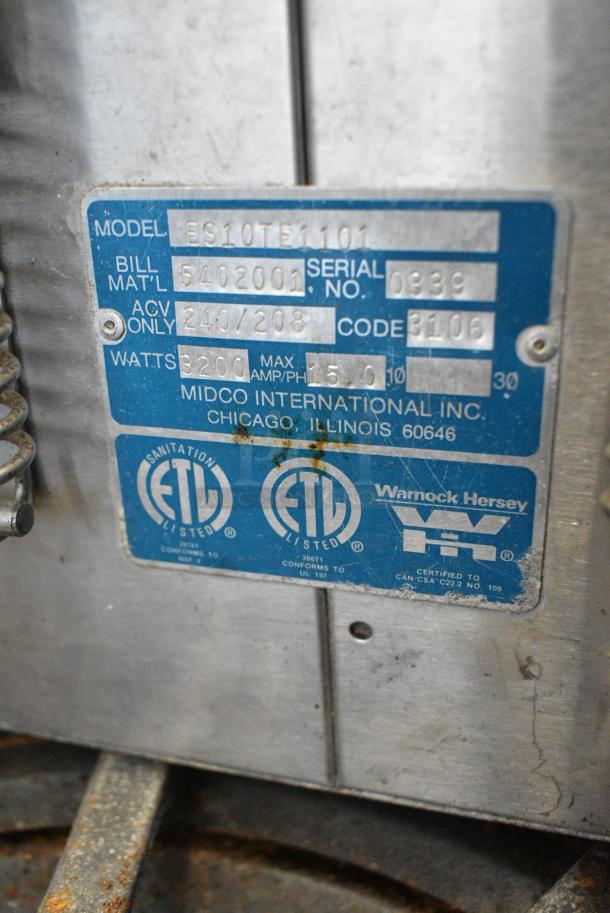 EmberGlo ES10TE1101 Stainless Steel Countertop Steamer. 208/240 Volts, 1 Phase. - Image 7 of 7