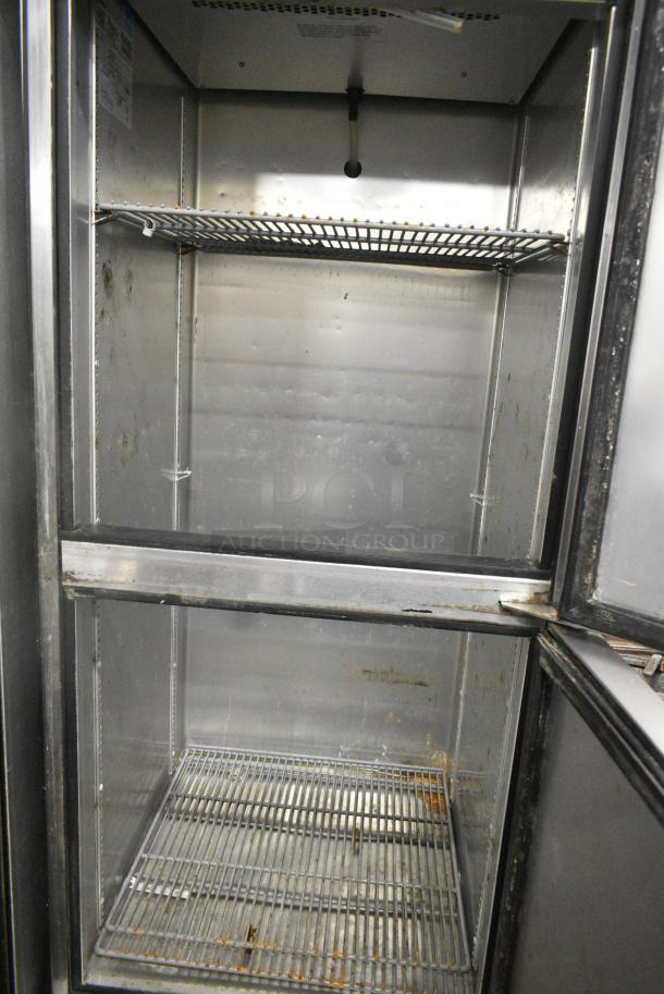 2017 True T-23-2-HC Stainless Steel Commercial 2 Half Size Door Reach In Cooler on Commercial Casters. 115 Volts, 1 Phase. Tested and Powers On But Does Not Get Cold - Image 6 of 8
