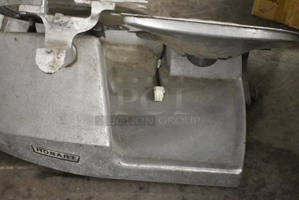 Hobart 2712 Metal Commercial Countertop Meat Slicer. Missing Arm and Carriage. 115 Volts, 1 Phase. Cannot Test Due To Plug Style - Image 5 of 7