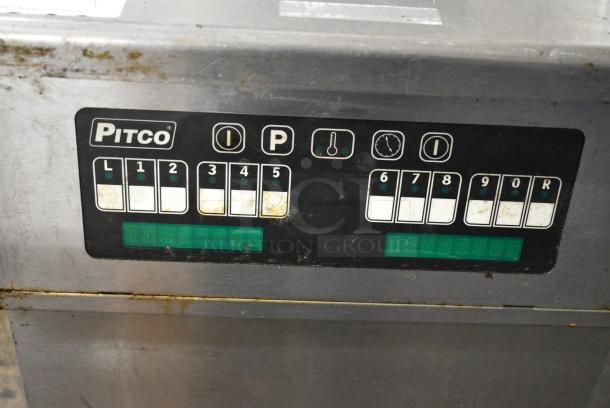 Pitco Frialator SFSG18-US Stainless Steel Commercial Floor Style Natural Gas Powered Deep Fat Fryer on Commercial Casters. 140,000 BTU. - Image 3 of 9