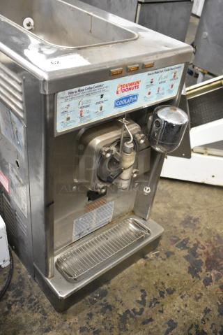 Taylor 340D-27 Stainless Steel Commercial Countertop Single Flavor Frozen Beverage Machine w/ Drink Mixer. Missing Lid 208-230 Volts, 1 Phase.