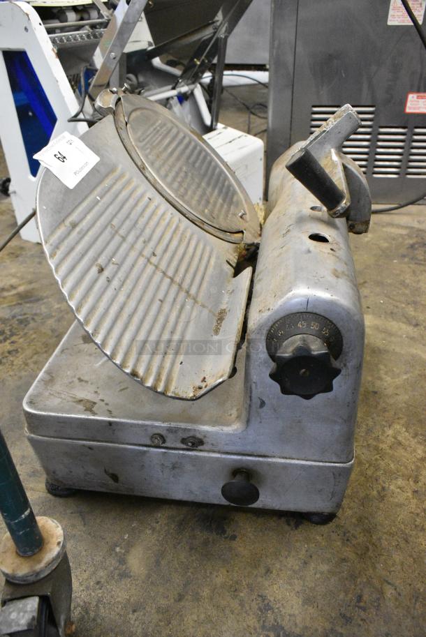 Metal Commercial Countertop Meat Slicer. Missing Arm and Carriage. 115 Volts, 1 Phase. Tested and Does Not Power On - Image 3 of 8