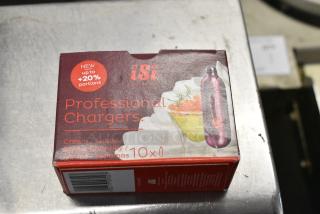 Case of 18 BRAND NEW! Boxes of 10 ISI Professional Chargers.