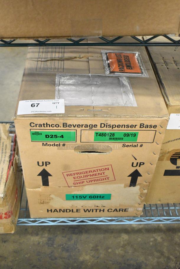 BRAND NEW SCRATCH AND DENT! Crathco D25-4 Stainless Steel Classic Bubbler Cold Beverage Dispenser Base w/ Hopper Kit. - Image 2 of 7